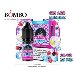 E-LIQUID BOMBO GIN AND BERRIES 20MG 10ML