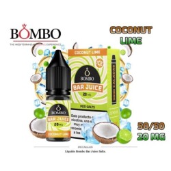 E-LIQUID BOMBO COCONUT LIME 20MG 10ML