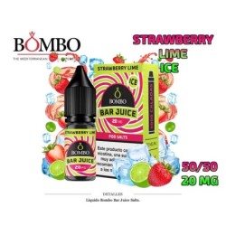 E-LIQUID BOMBO STRAWBERRY LIME ICE 20MG 10ML
