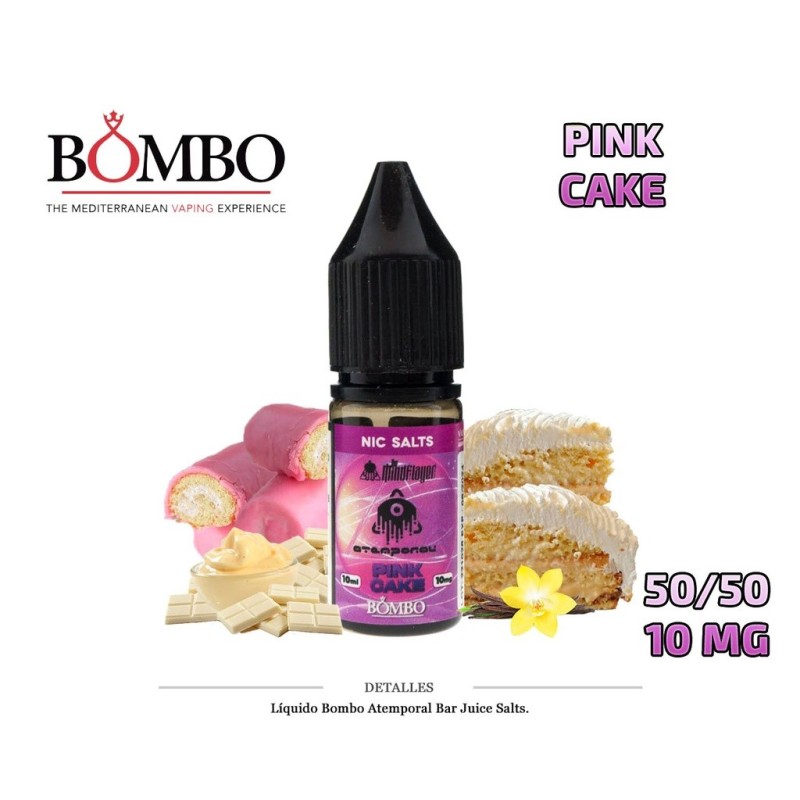 E-LIQUID BOMBO ATEMPORAL PINK CAKE 10MG 10ML