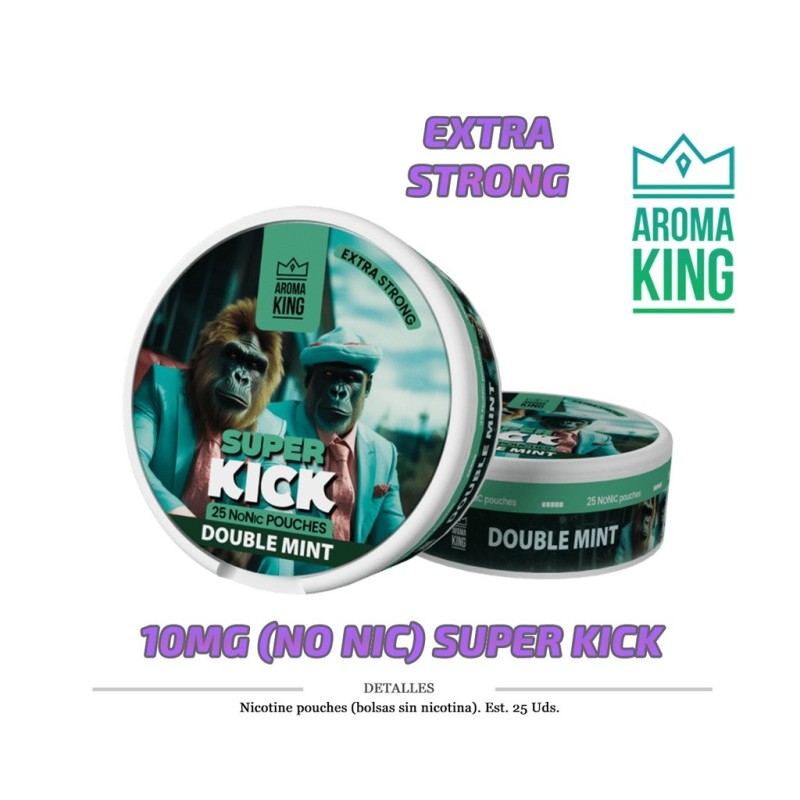 NICO POUCH AROMA KING DOUBLE MINT 10MG NO NIC 1 UD