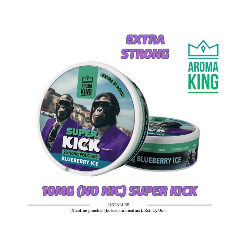 NICO POUCH AROMA KING BLUEBERRY ICE 10MG NO NIC 1 UD