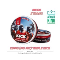 NICO POUCH AROMA KING RAINBOW DROPS 20MG NO NIC 1 UD