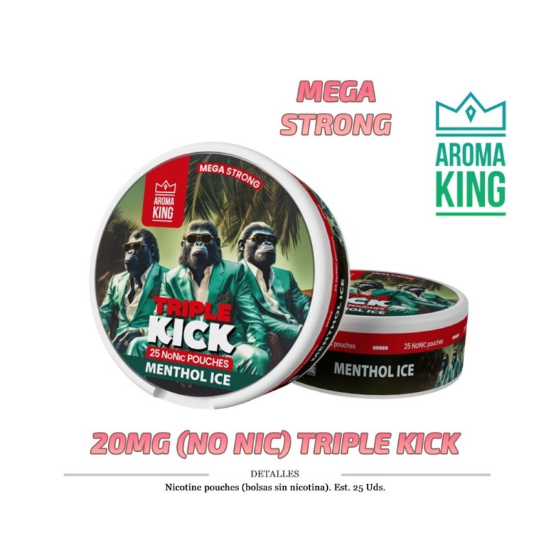 NICO POUCH AROMA KING MENTHOL ICE 20MG NO NIC 1 UD