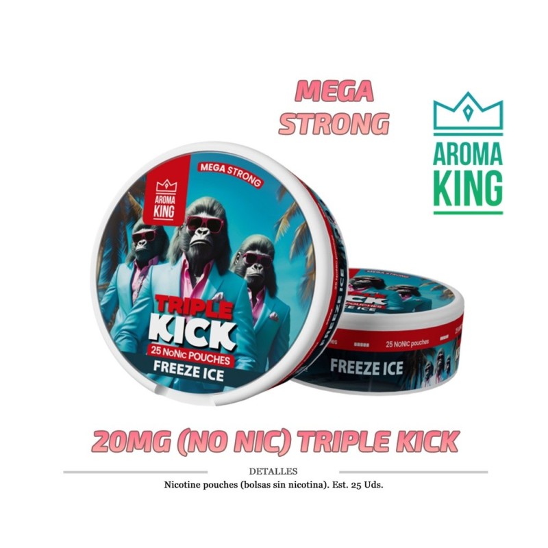 NICO POUCH AROMA KING FREEZE ICE 20MG NO NIC 1 UD