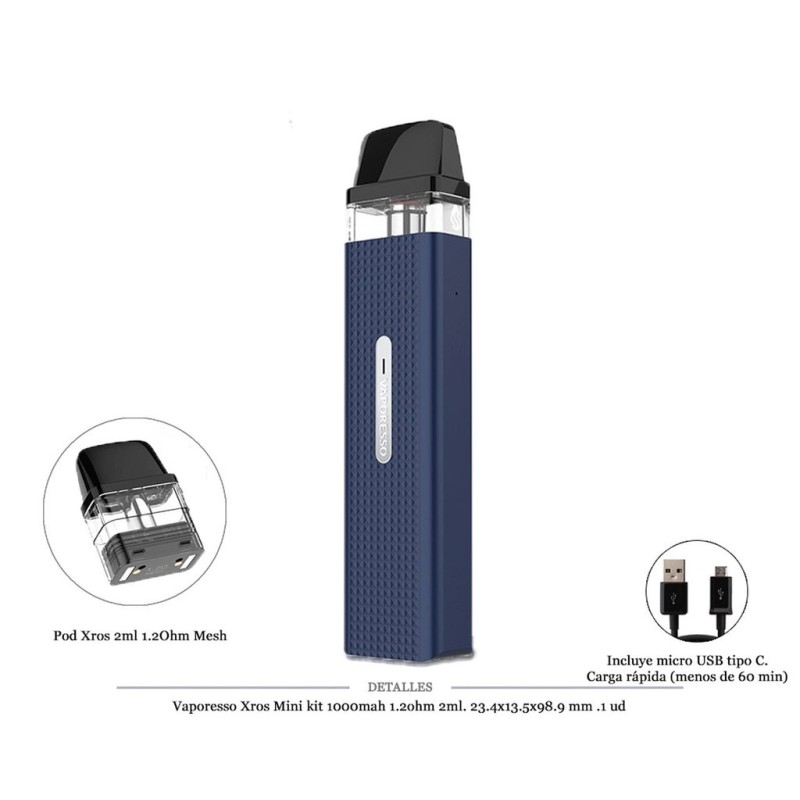 VAPORESSO XROS MINI MIDNIGHT BLUE KIT 1000MAH