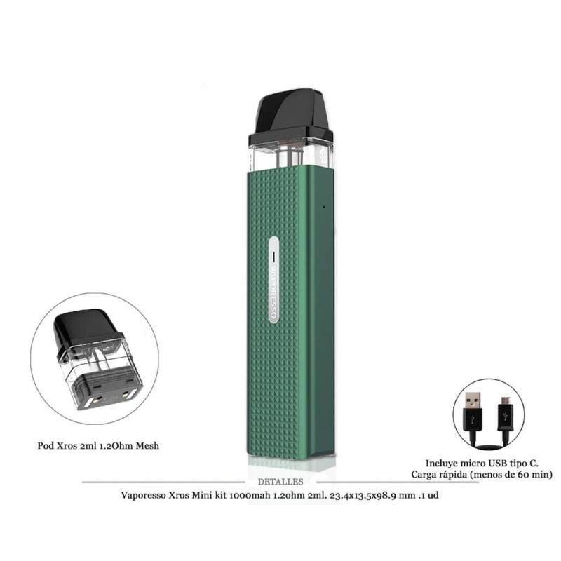 VAPORESSO XROS MINI FOREST GREEN KIT 1000MAH