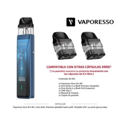 VAPORESSO XROS PRO BLUE KIT 1200 MAH