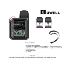 UWELL KOKO GK3 KIT BLACK 900 MAH