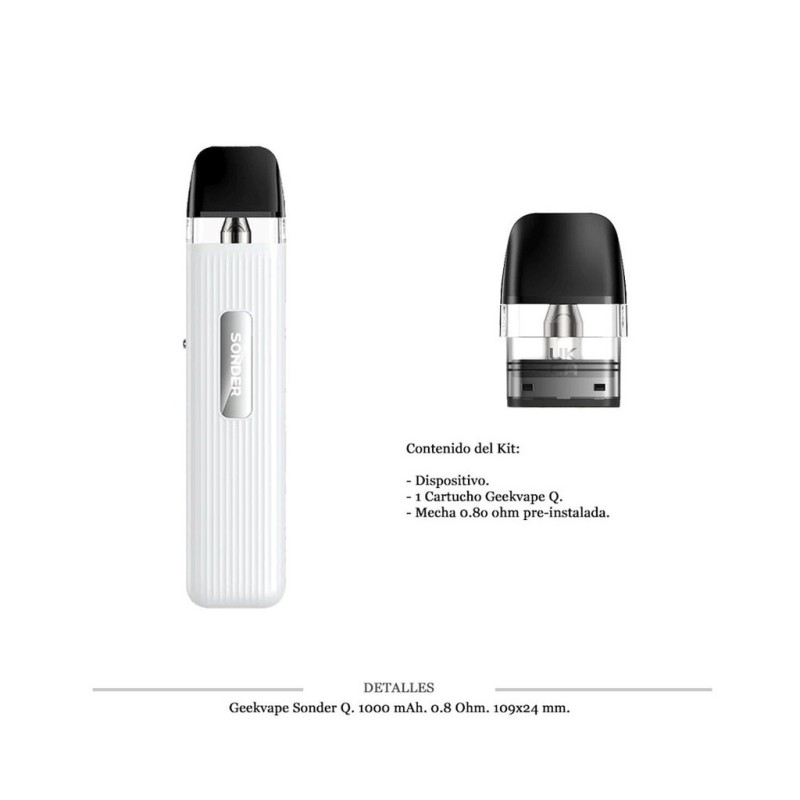 GEEKVAPE SONDER Q WHITE POD KIT
