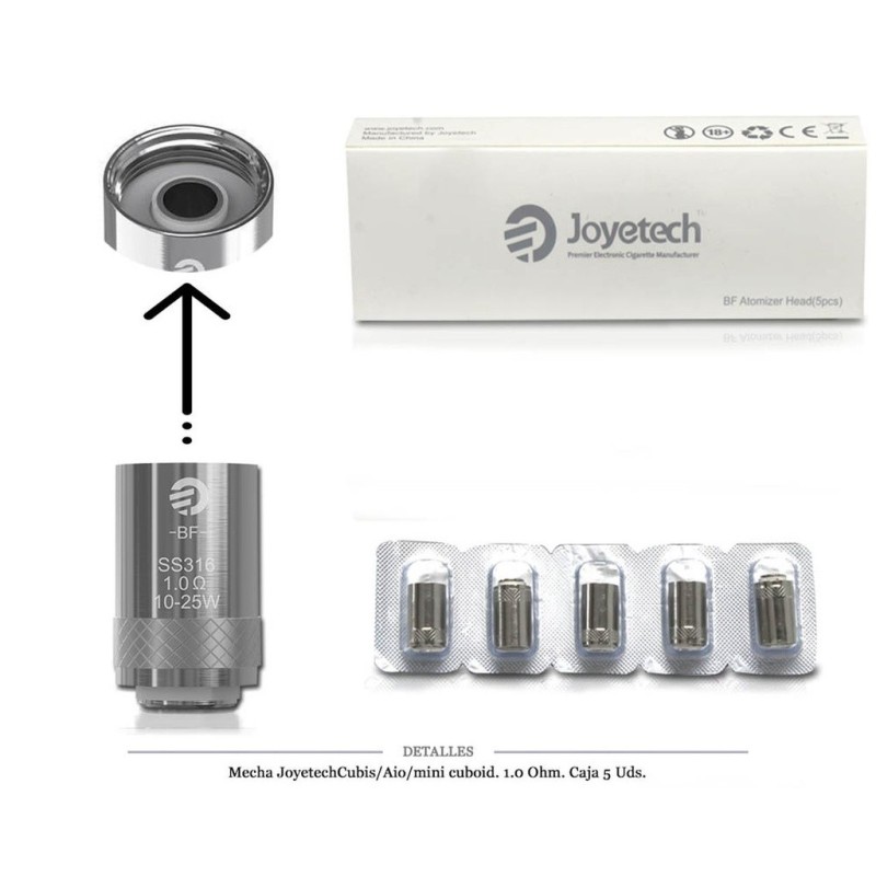MECHA JOYETECH AIO 1,0 OHM 5 UDS