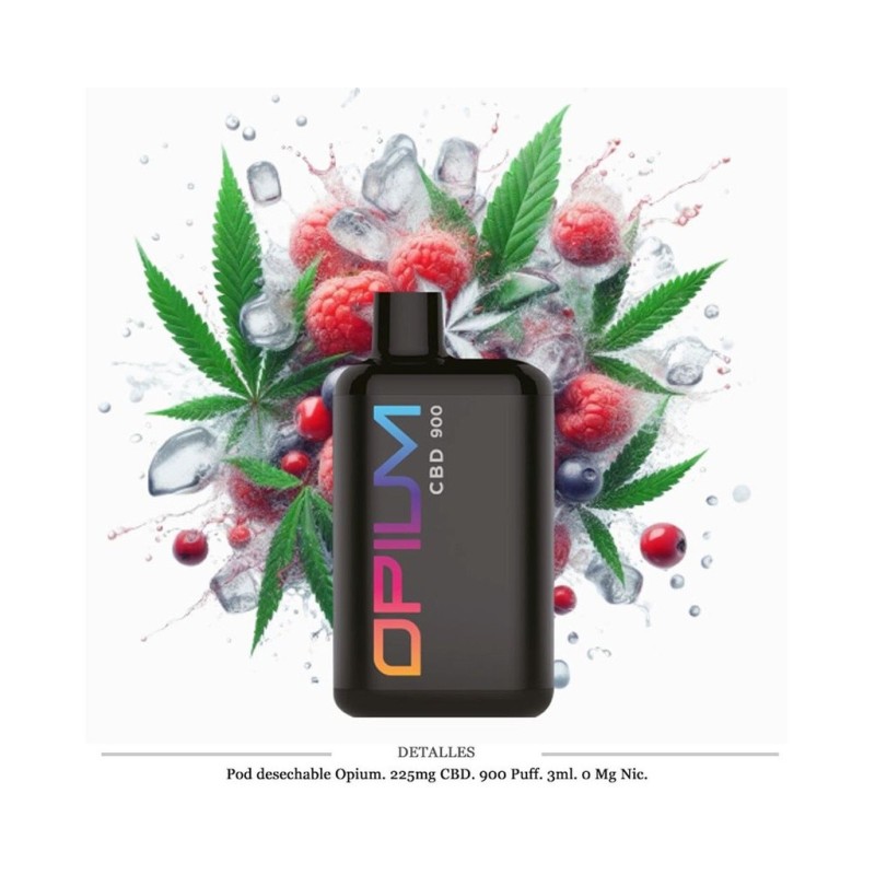 POD DESECH. OPIUM CBD SUPER BERRY ICE 0MG 3ML