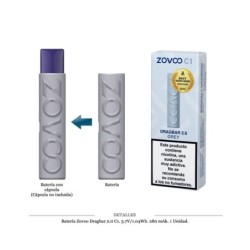 BATERIA ZOVOO DRAGBAR 2.0 GRIS 280 MAH