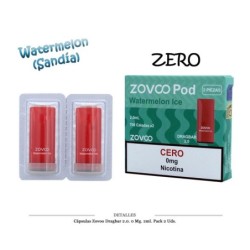 CAPSULAS ZOVOO DRAGBAR 2.0 WATERMELON 2 UD 0MG 4ML