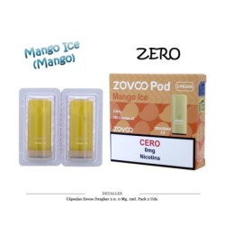 CAPSULAS ZOVOO DRAGBAR 2.0 MANGO 2 UD 0MG 4ML