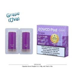 CAPSULAS ZOVOO DRAGBAR 2.0 GRAPE 2 UD 20MG 4ML