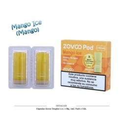 CAPSULAS ZOVOO DRAGBAR 2.0 MANGO 2 UD 20MG 4ML