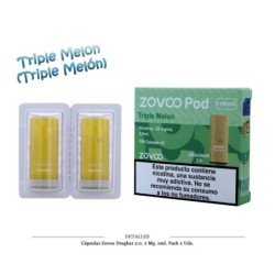 CAPSULAS ZOVOO DRAGBAR 2.0 TRIPLE MELON 2 UD 20MG 4ML