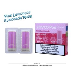CAPSULAS ZOVOO DRAGBAR 2.0 PINK LEMONADE 2 UD 20MG 4ML