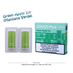 CAPSULAS ZOVOO DRAGBAR 2.0 GREEN APPLE 2 UD 20MG 4ML