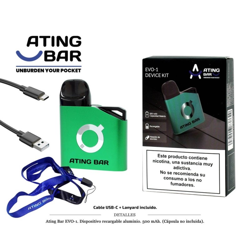 BATERIA ATING EVO-1 VERDE 500 MAH