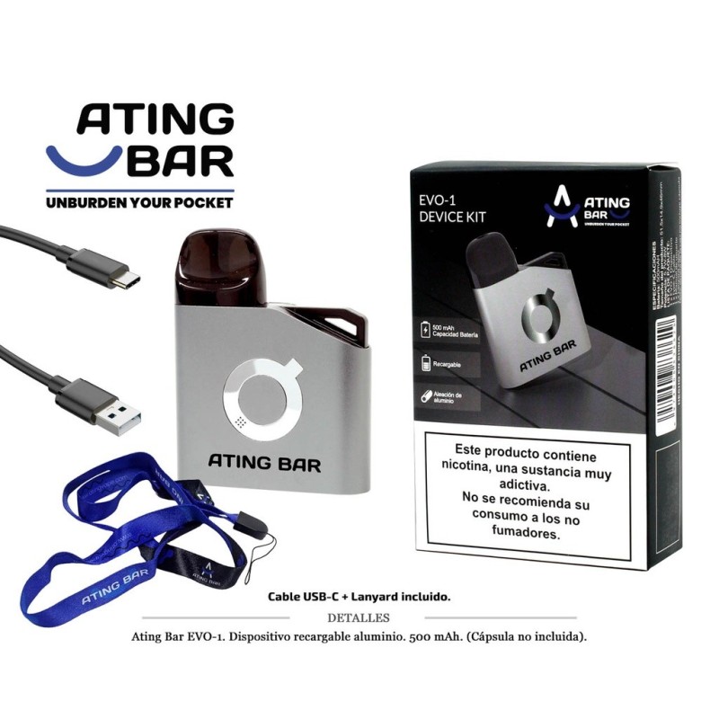 BATERIA ATING EVO-1 GRIS 500 MAH