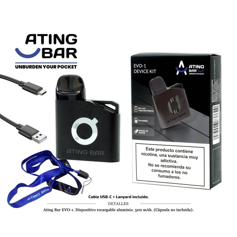 BATERIA ATING EVO-1 NEGRA 500 MAH