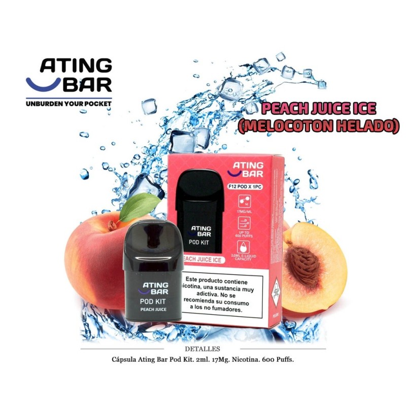 CAPSULA ATING PEACH JUICE ICE 17MG 2ML