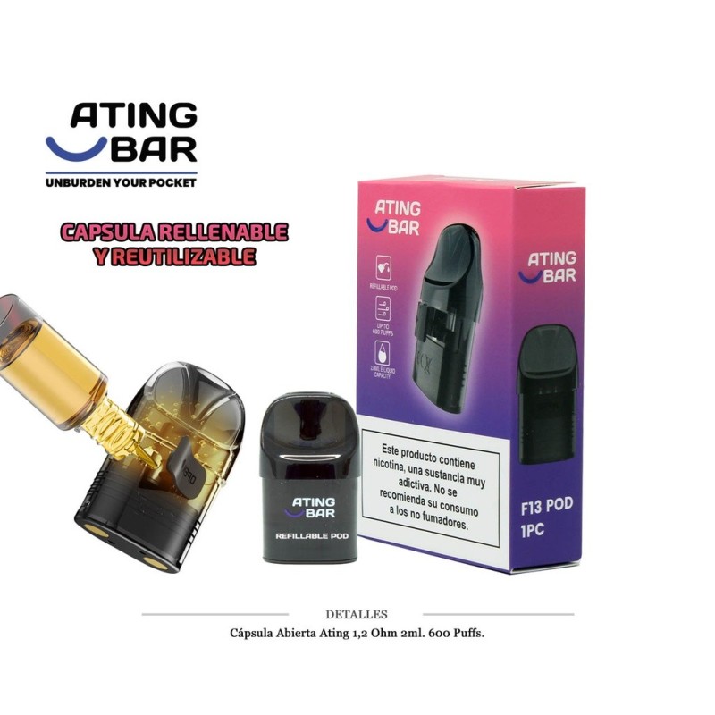 CAPSULA ATING OPEN POD 2 ML 1,2 OHM  1 UD