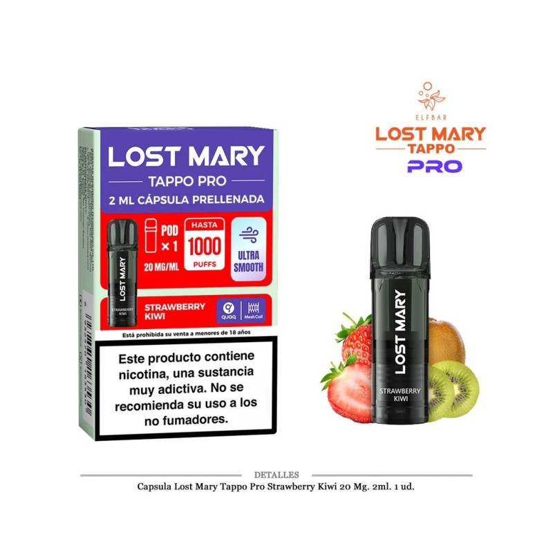CAPSULA LOST MARY TAPPO PRO STRAWBERRY KIWI 1 UD 20MG 2ML