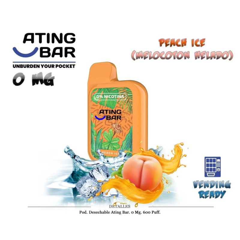 POD DES. ATING GRAFFITI PEACH ICE 0MG 2ML