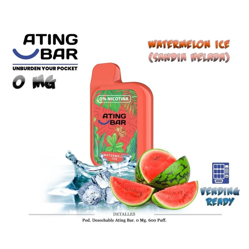 POD DES. ATING GRAFFITI WATERMELON ICE 0MG 2ML