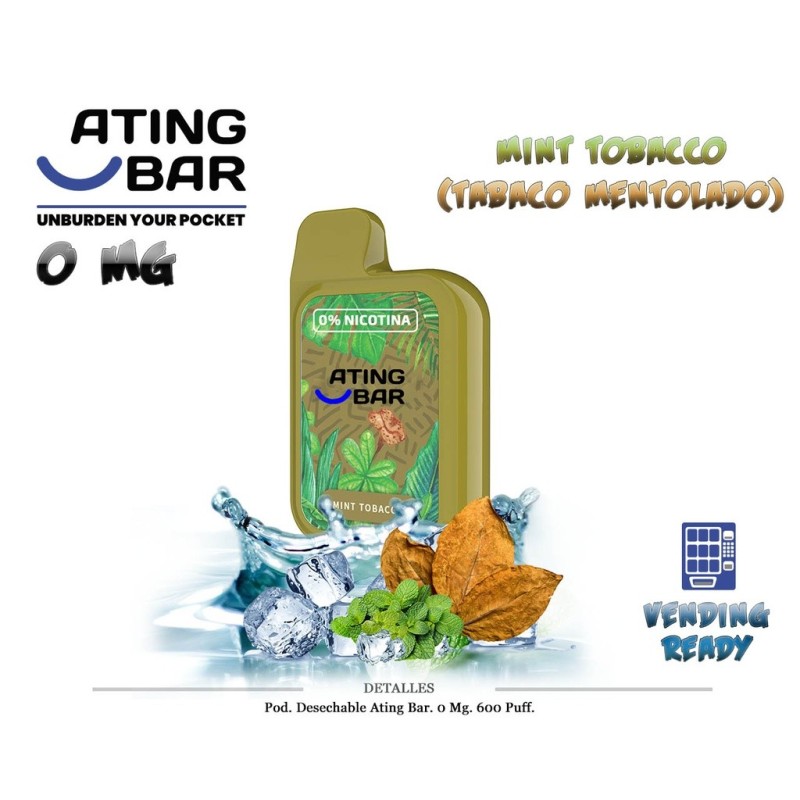 POD DES. ATING GRAFFITI MINT TOBACCO 0MG 2ML