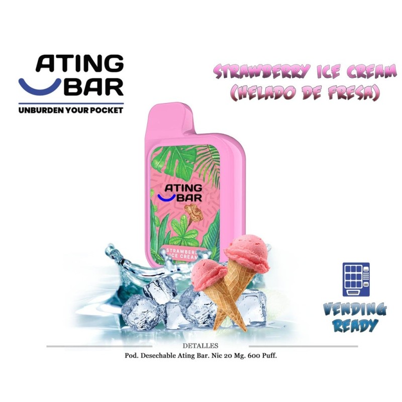 POD DES. ATING GRAFFITI STRAWBERRY ICE CREAM 20MG 2ML