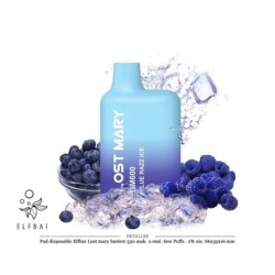 POD DES. LOST MARY BM600 BLUE RAZZ ICE 20MG 2ML