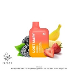 POD DES. LOST MARY BM600S STRAWNANA BLACKCURRANT 20MG 2ML