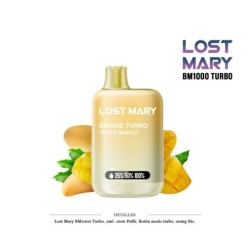 POD DES. LOST MARY BM1000 TRIPLE MANGO 20MG 2ML