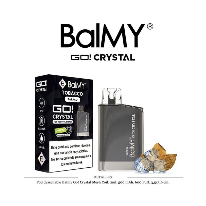POD. DES. BALMY GO! CRYSTAL TOBACCO 20MG 2ML