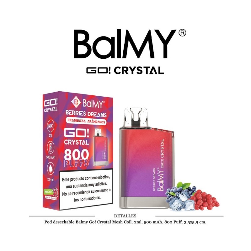 POD. DES. BALMY GO! CRYSTAL BERRIES DREAMS 20MG 2ML