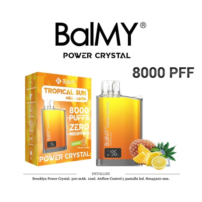 POD. DES. BALMY POWER CRYSTAL TROPICAL SUN 0MG 12ML