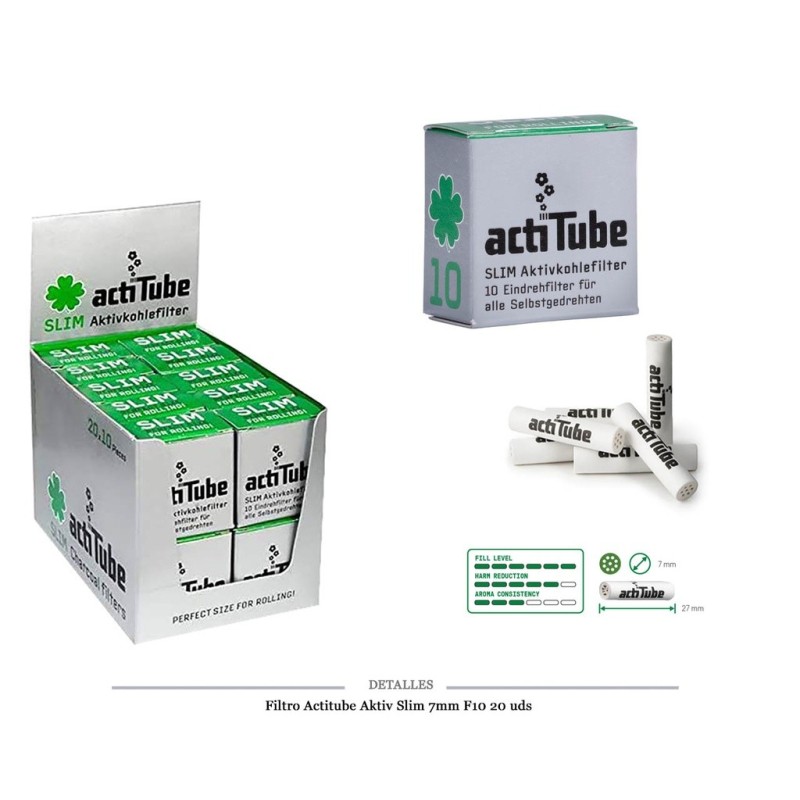 FILTRO ACTITUBE AKTIV SLIM F10 20 UDS
