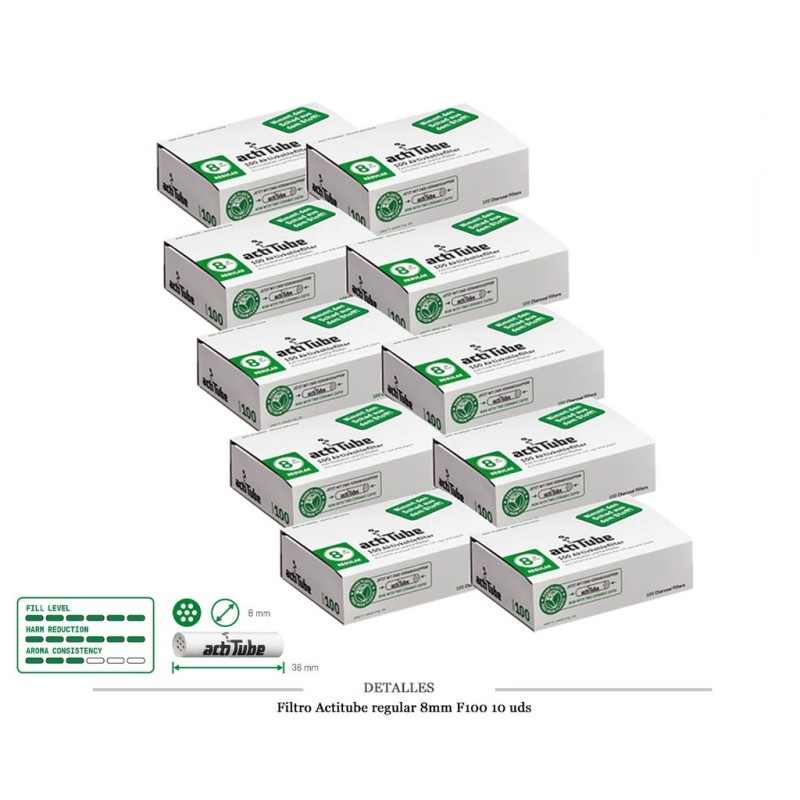 FILTRO ACTITUBE AKTIV REGULAR F100 10 UDS