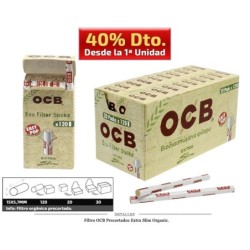 FILTRO OCB EXTRA SLIM PRECUT ORGANIC 5,7MM 20X120 UDS
