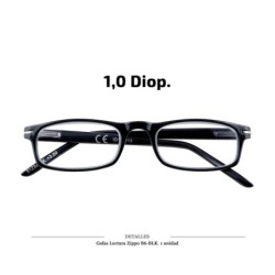 GAFAS LECTURA ZIPPO B6 BLK 1.0 DIOP 1 UD