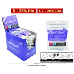 FILTRO SLOOW REGULAR LONG 8MM 30X100 UDS