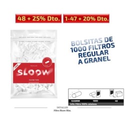 FILTRO SLOOW REGULAR 8MM 1X1000 UDS